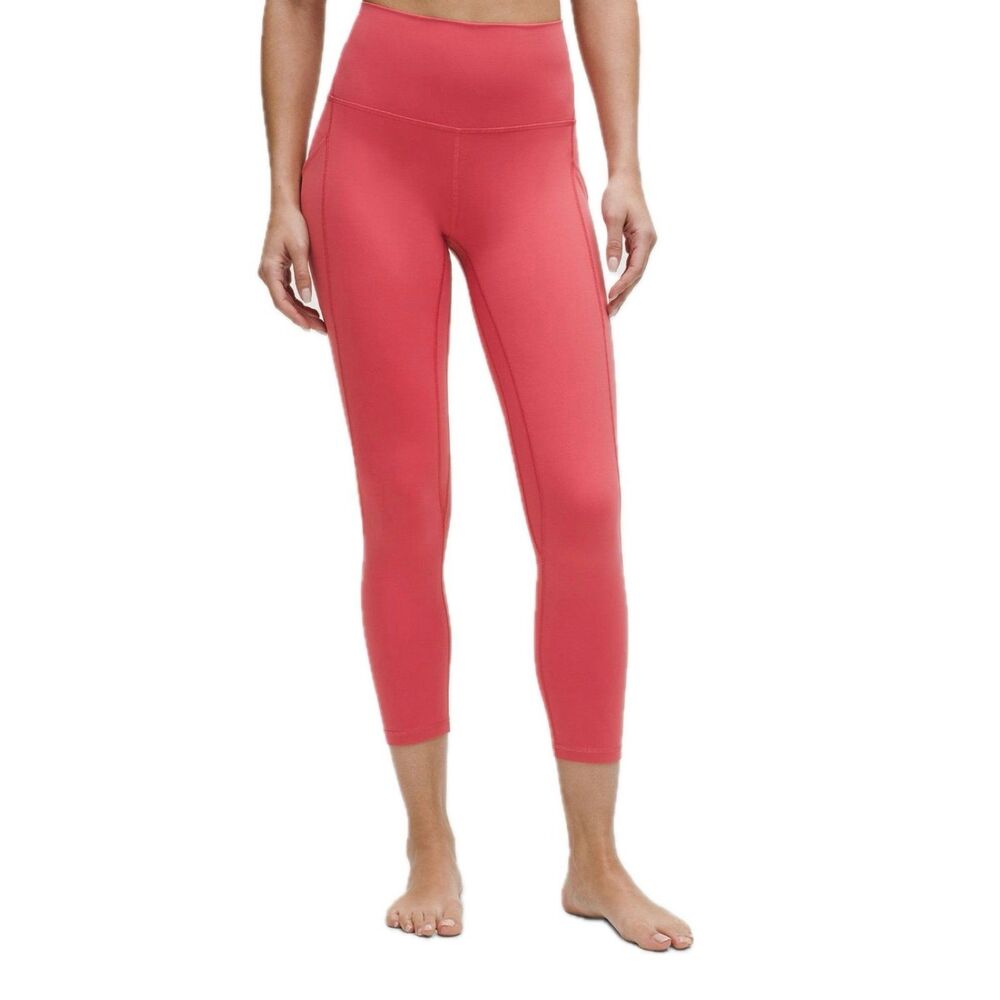 Lululemon Lip Gloss Soft Align High-Rise Side Pockets 25" Pants Leggings 4
